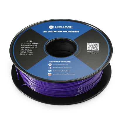 Kaoss Purple, Flexible TPU Filament 1.75mm 0.8kg/1.76lb