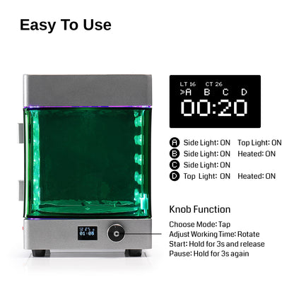 [Discontinued] SainSmart UV Curing Chamber for SLA/DLP Resin 3D Printer