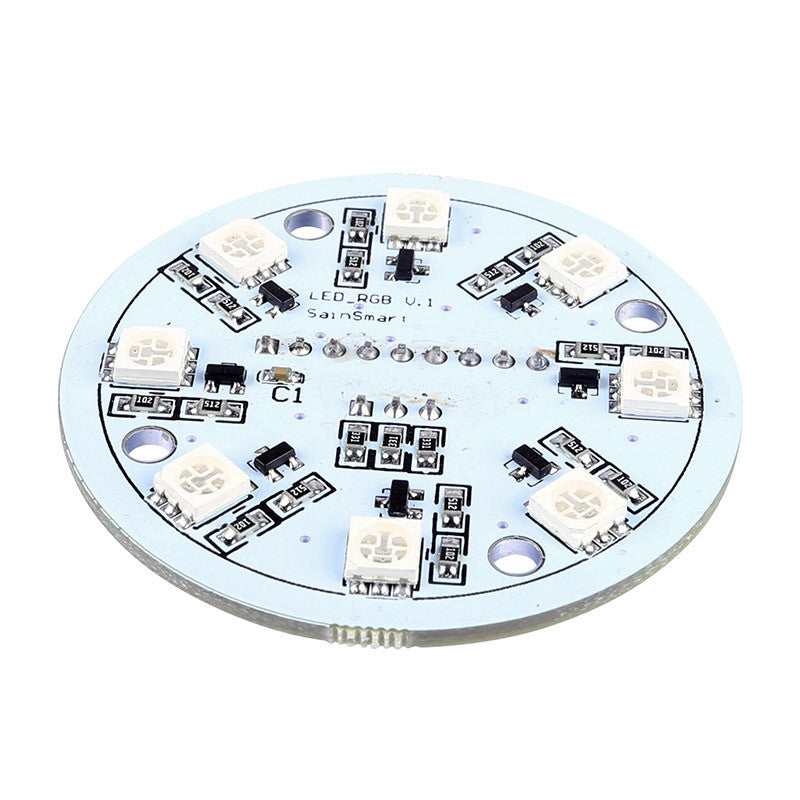 [Discontinued] SainSmart Round 8 Led 5050 RGB LED Driver Board SCM for Arduino