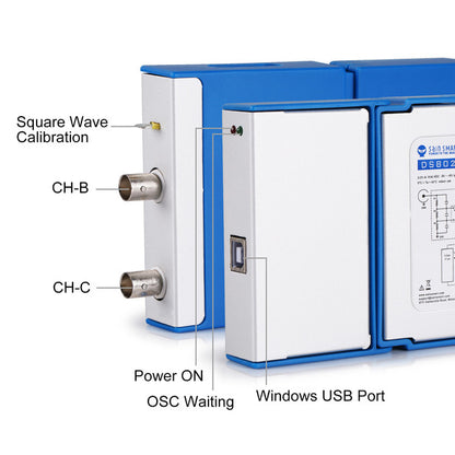 [Discontinued] [Open Box] SainSmart DS802 Dual Channel Virtual PC Oscilloscope