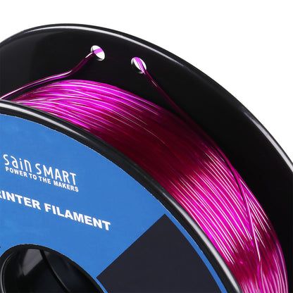 [Discontinued] Pink/Purple, Flexible TPU Filament, 1.75mm 0.8kg/1.76lb