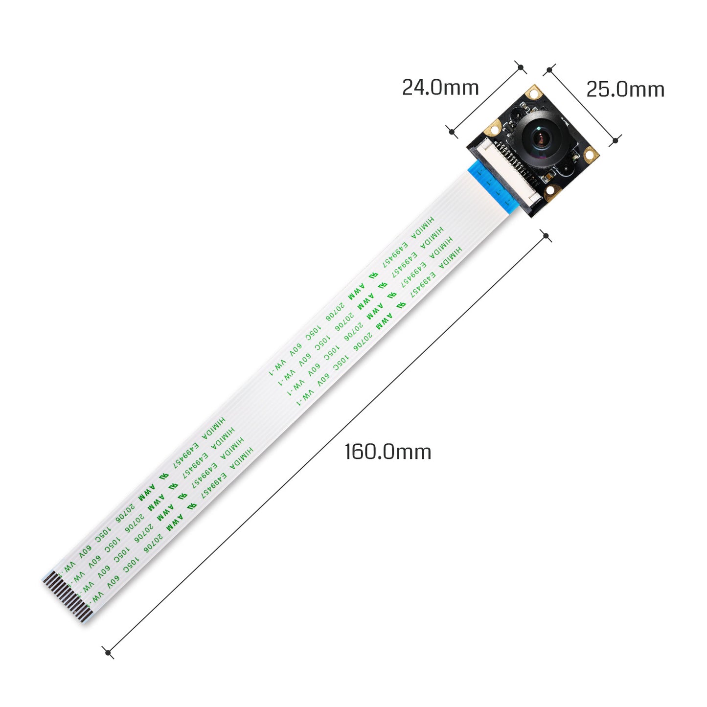 SainSmart IMX219 Camera Module for NVIDIA Jetson Nano Board | 8MP Sensor | 160 Degree FoV