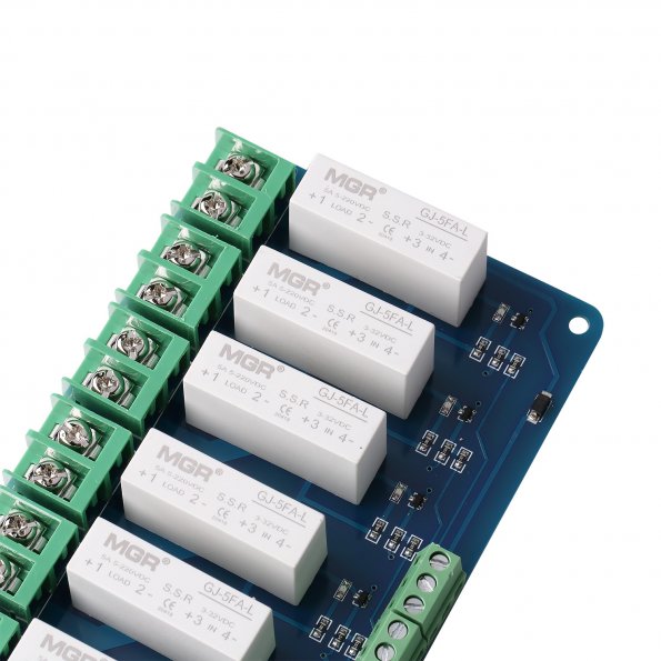 8-CH SSR 5A DC-DC 5V-220V Solid State Relay