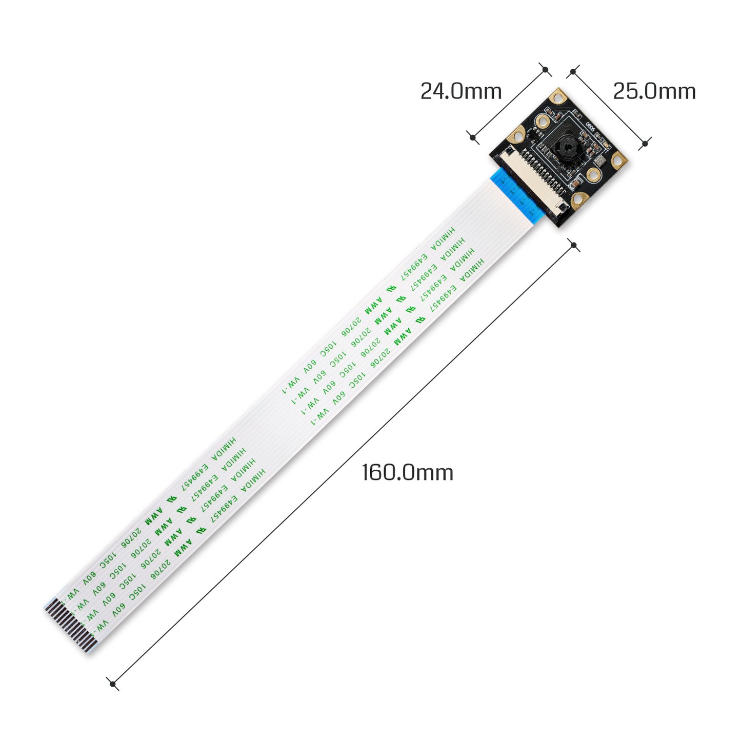 [Discontinued] SainSmart IMX219 Night Vision Camera Module for NVIDIA Jetson Nano Board| 8MP Sensor | 77 Degree Fov