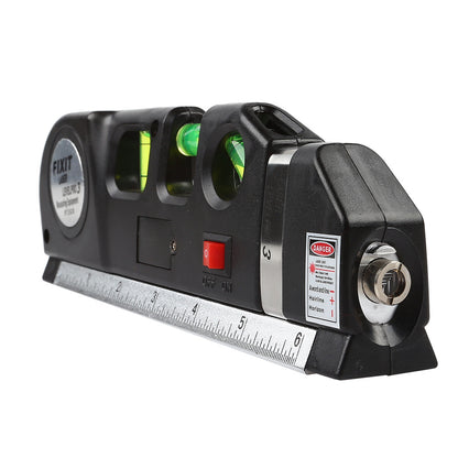 [Discontinued] Multipurpose Laser Level laser measure Line 8ft+ Measure Tape Ruler Adjusted Standard and Metric Rulers