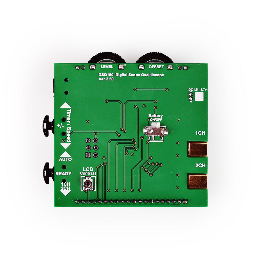 [Discontinued] New AVR DSO Pocket-Sized Digital Oscilloscope DSO150,2-Channel,250Ksps,ATmega88