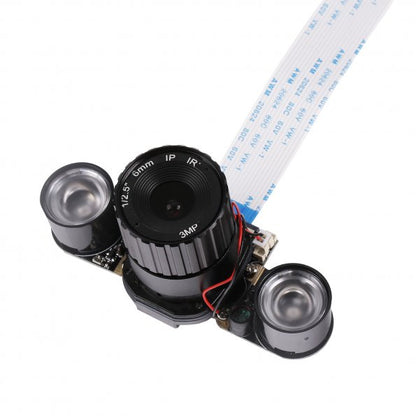 [Discontinued] 5MP IR-CUT Infrared Light Surveillance Camera Module for Raspberry Pi