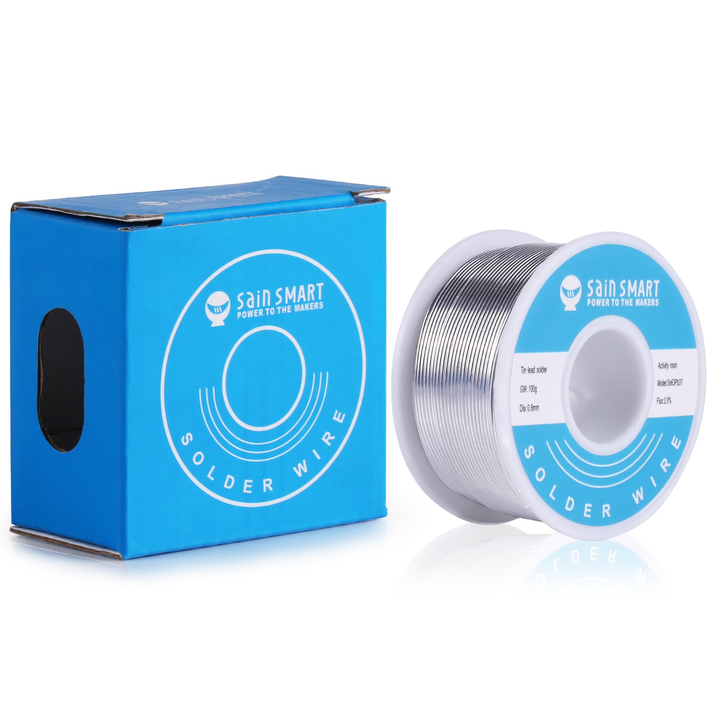 SainSmart Solder Wire | 0.8mm 100g | Sn63 Pb37