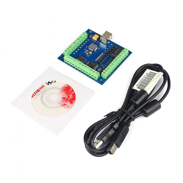 4-Axis CNC Mach3 USB Motion Controller Card Interface Breakout Board