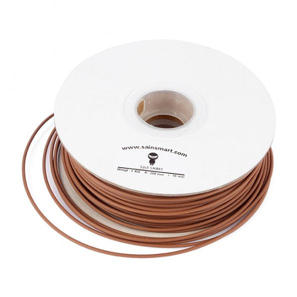 [Discontinued] Wood 3D Printing Filament, 3 mm 1kg / 2.2lb for 3D Printers (Dark Brown)