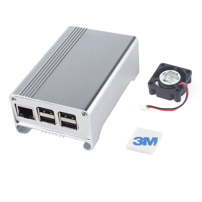 [Discontinued] SainSmart Aluminum Alloy Protective Case with Cooling Fan for Raspberry Pi 3