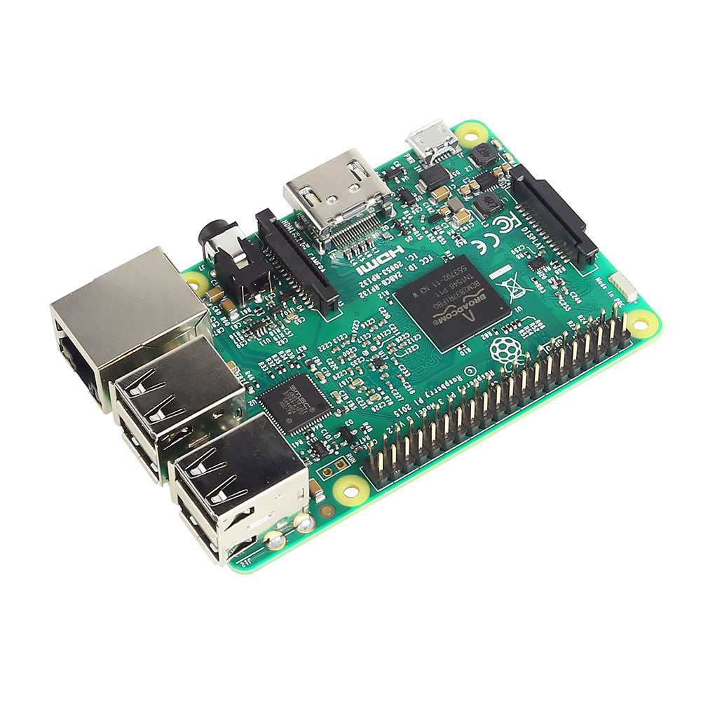 [Discontinued] RASPBERRY Pi 3 Model B 1.2GHz Quad Core 64Bit 1GB RAM + USB Power Supply + 3x Heatsink Basic Kit (2016 Model)