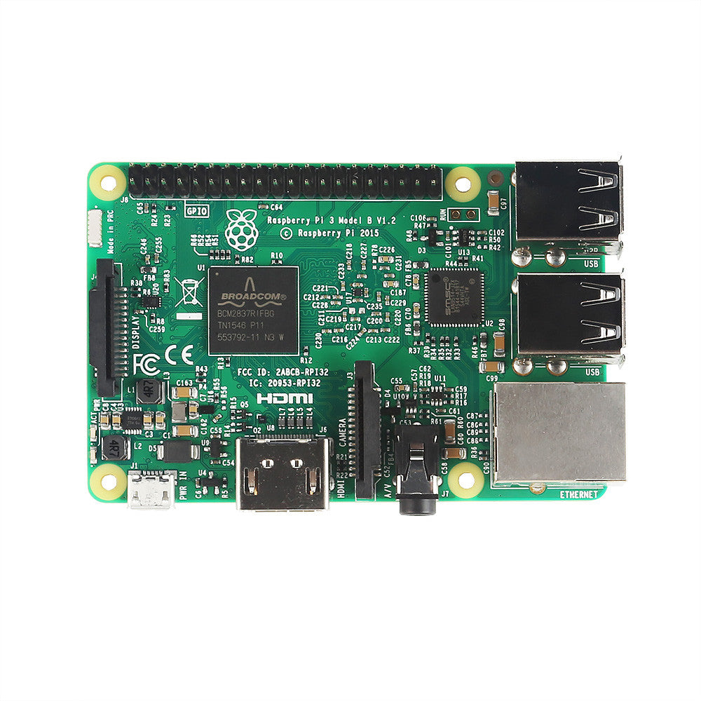 [Discontinued] RASPBERRY Pi 3 Model B 1.2GHz Quad Core 64Bit 1GB RAM + USB Power Supply + 3x Heatsink Basic Kit (2016 Model)