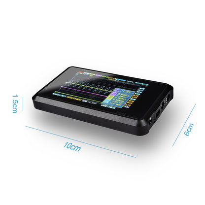 [Discontinued] DSO203 Pocket-sized 4-Channel Digital Oscilloscope  8MHz 72 MSps, Aluminum Shell