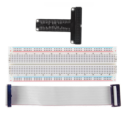 [Discontinued] Raspberry Pi 3 Ultimate Kit - Black Rainbow Case SD Card Breadboard HDMI GPIO USB Charger