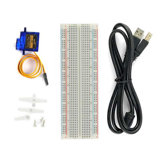 [Discontinued] SainSmart UNO R3+5V Servo motor Starter Kit With Basic Arduino Projects