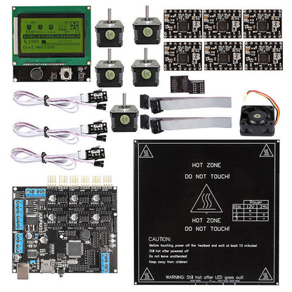 [Discontinued] Megatronics V2.0 + A4988 + Mega2560 R3 + LCD 12864 3D Printer Controller Kit For RepRap