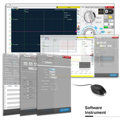 SainSmart DS482i 2 Channels Virtual PC/Mobile Oscilloscope