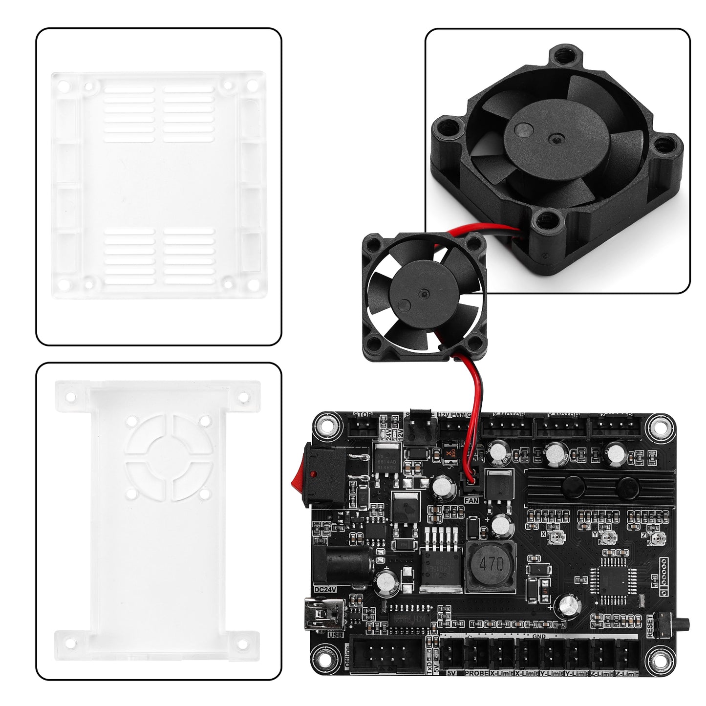 GRBL Controller Board for Genmitsu CNC Router 3018, 3018-PRO, 1810-RPO