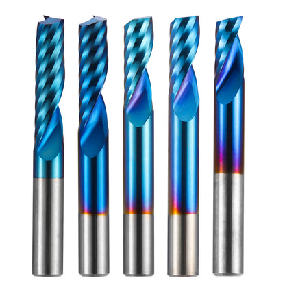 [Discontinued] SU05A, 1/4'' Shank, Single Flute, Spiral Upcut Cutter End Mill, 5 Pcs