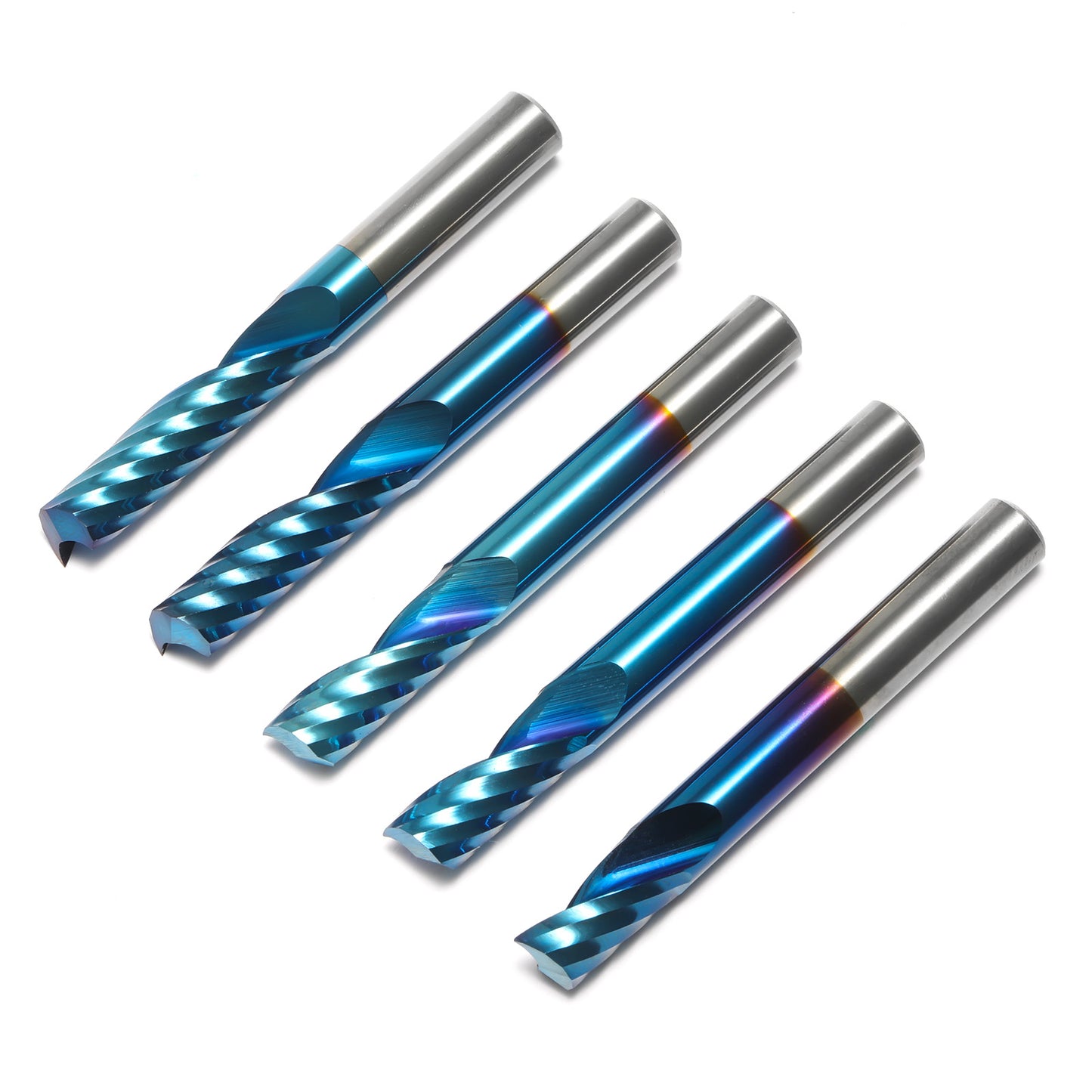 [Discontinued] SU05A, 1/4'' Shank, Single Flute, Spiral Upcut Cutter End Mill, 5 Pcs