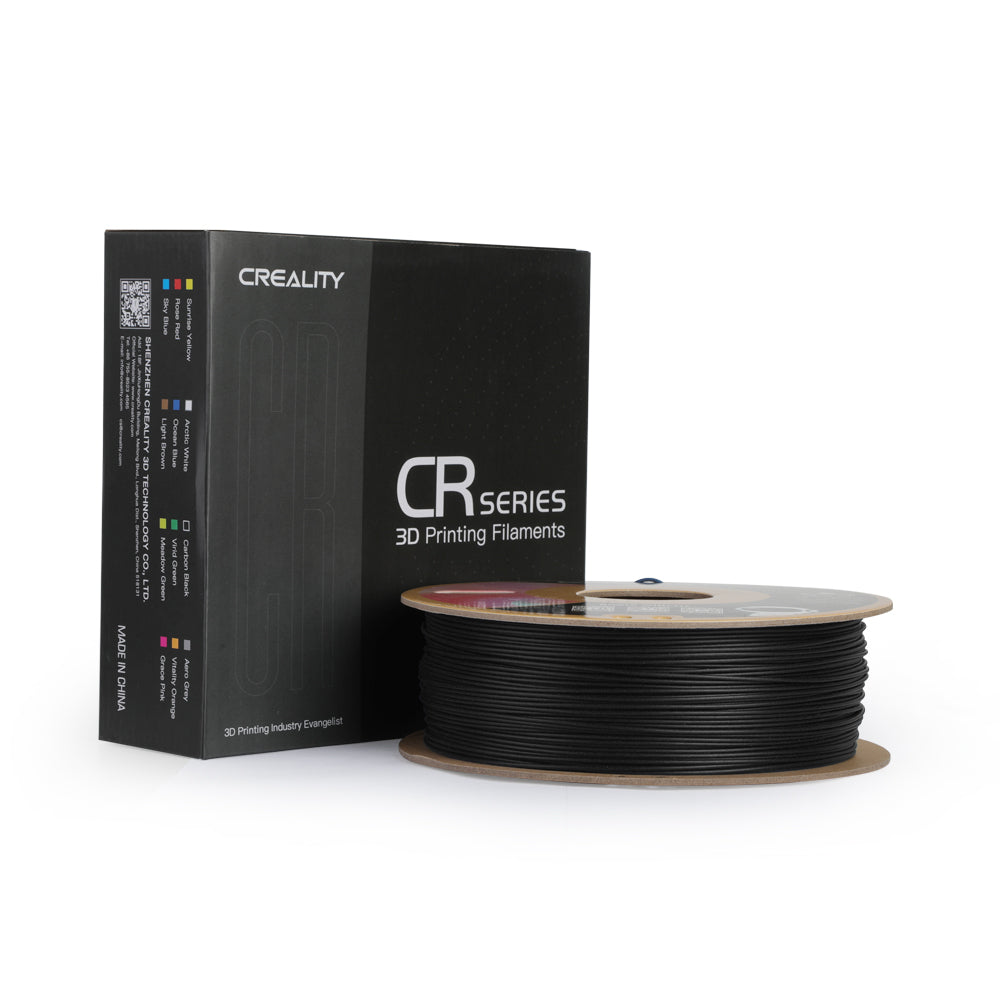 Creality CR-PLA Matte Texture 1.75mm PLA 3D Printing Filament 1kg, Matte Black