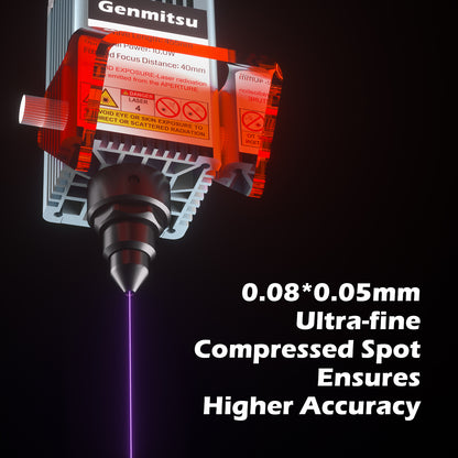 RFL10W 10W Compressed FAC Laser Module with Air Assist Nozzle for Genmitsu CNC & Laser Machine