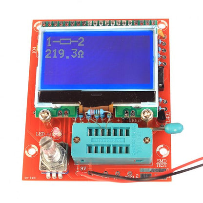 [Discontinued] SainSmart M328 LCD 12864 Transistor Tester DIY Kit Diode Triode Capacitance LCR ESR Meter