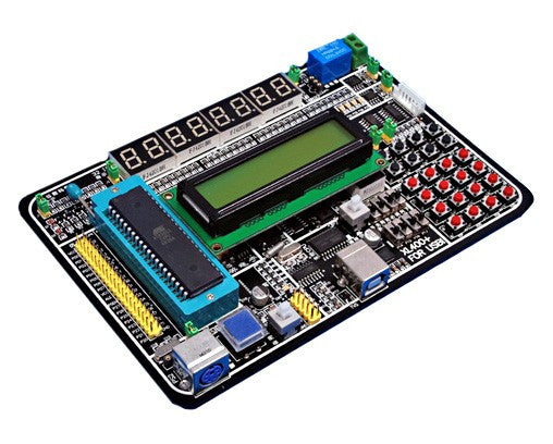 [Discontinued] XL400 51 MCU Development Board For ATmel IC XL400 kit Demo System 1602 LCD