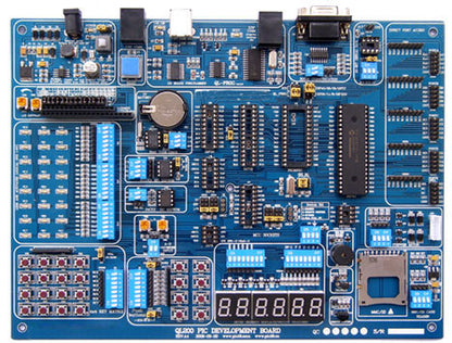 [Discontinued] New QL200 PIC Microchip MCU Development Board & USB Programmer Kit 1602 LCD ICD