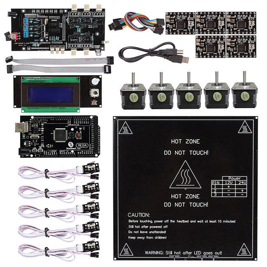 [Discontinued] Ultimaker 1.5.7 + A4988 + Mega2560 R3 + LCD2004 3D Printer Controller Kit For RepRap