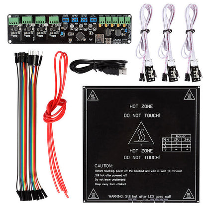 [Discontinued] Melzi+Mechanical Endstop+MK2B Heatbed 3D Printer Kit For RepRap