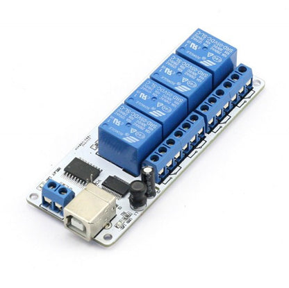 4-channel 5V USB Relay Module