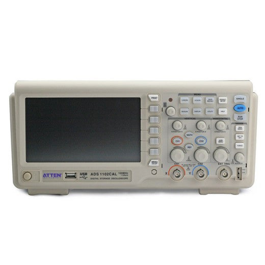 [Discontinued] ATTEN ADS1102CAL 100MHz 1G Digital Oscilloscope *New Model with 7" LCD*