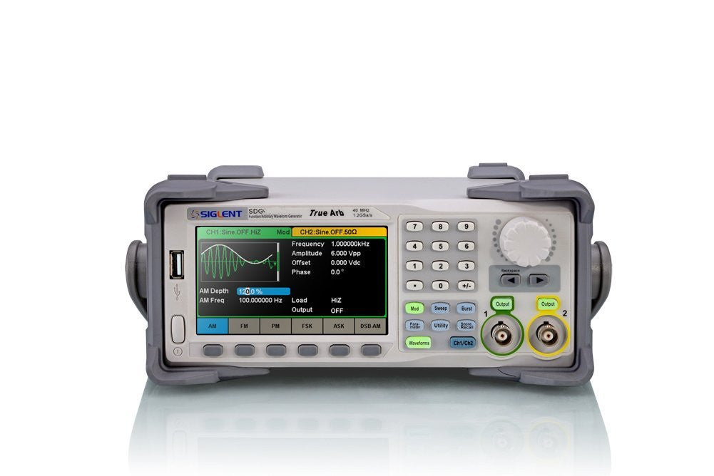 [Discontinued] Siglent SDG2122X Function/Arbitrary Waveform Generator 120MHz 2 channels 1.2GSa/s