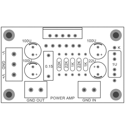 [Discontinued] SainSmart LM3886TF Amplifier AMP+Power Supply Rectifier Filter Completed AUDIO Board Kit