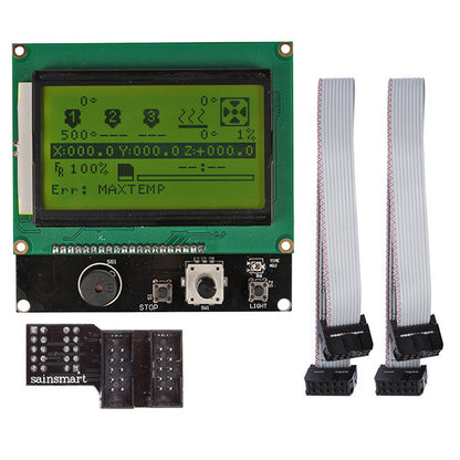 [Discontinued] Megatronics + A4988 LCD12864 Controller Heatbed Endstop Kit For Reprap 3D Print