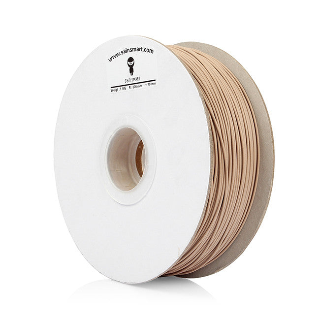 [Discontinued] Light Brown, Wood Filament, 3mm 1kg/2.2lb