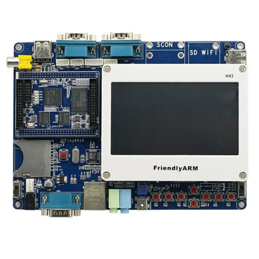 [Discontinued] ARM11 Tiny6410 Development Board+4.3'' LCD Touch Screen+256M RAM, 2G NAND Flash