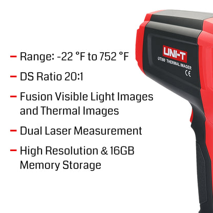 [Discontinued] [Open Box] UNI-T UTi80 Handheld Infrared Thermal Camera