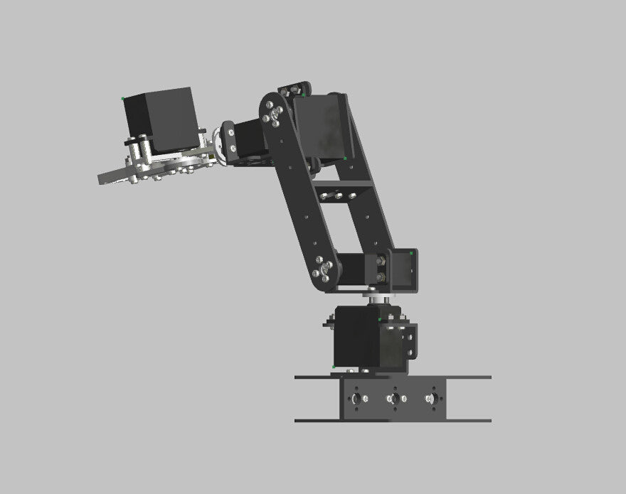 S5 5-Axis Desktop Robotic Arm with Servos