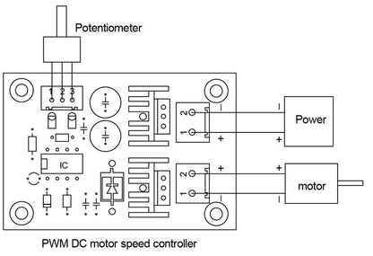 SainSmart PWM DC Converter, 12V-36V 5A 10A DC Motor Speed Adjuster Controller Driver