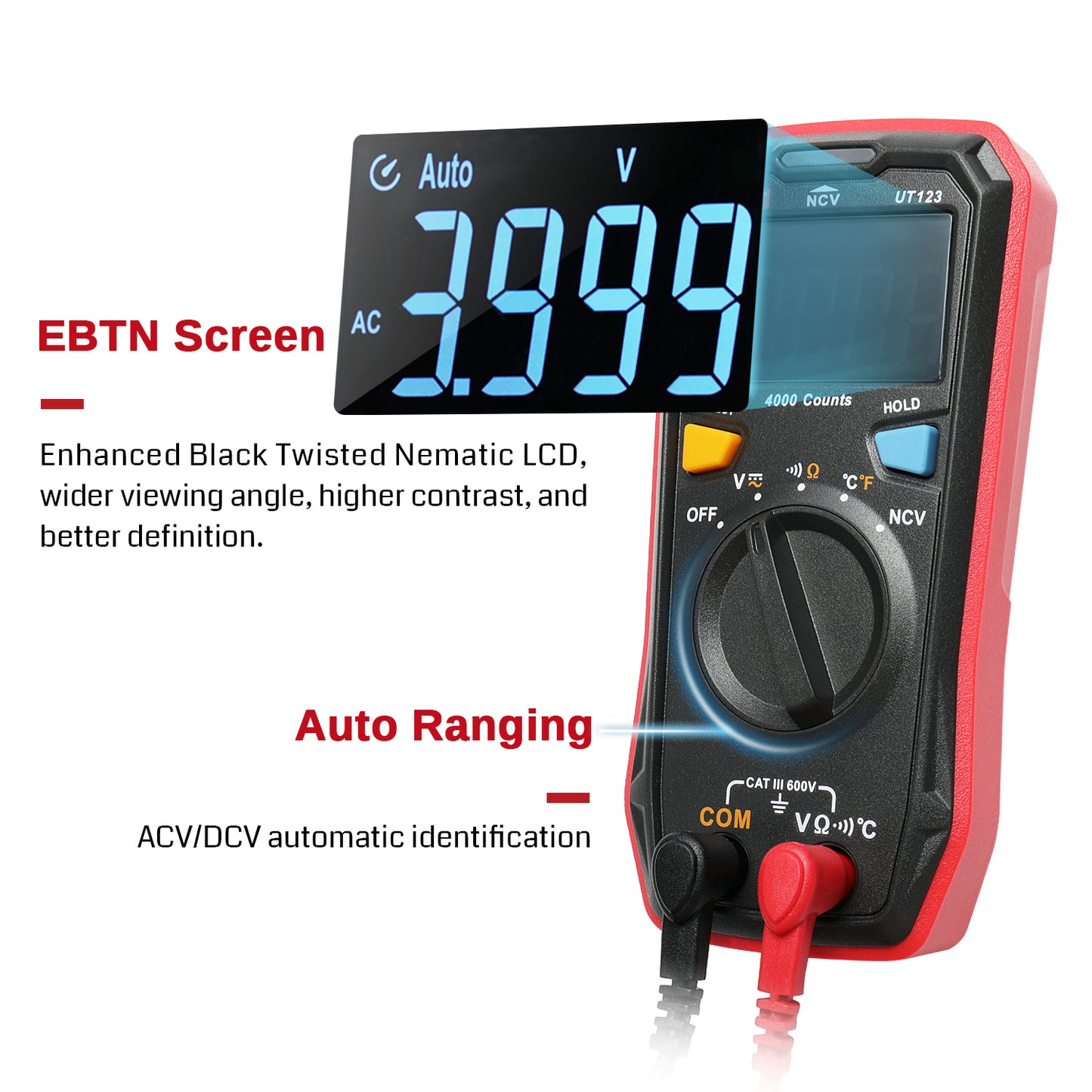 [Discontinued] UNI-T UT123 Auto-Ranging Digital Multimeter