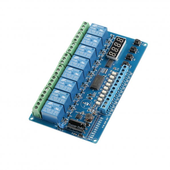 [Discontinued] 4/8-Channel Multifunctional Programmable Relay Module