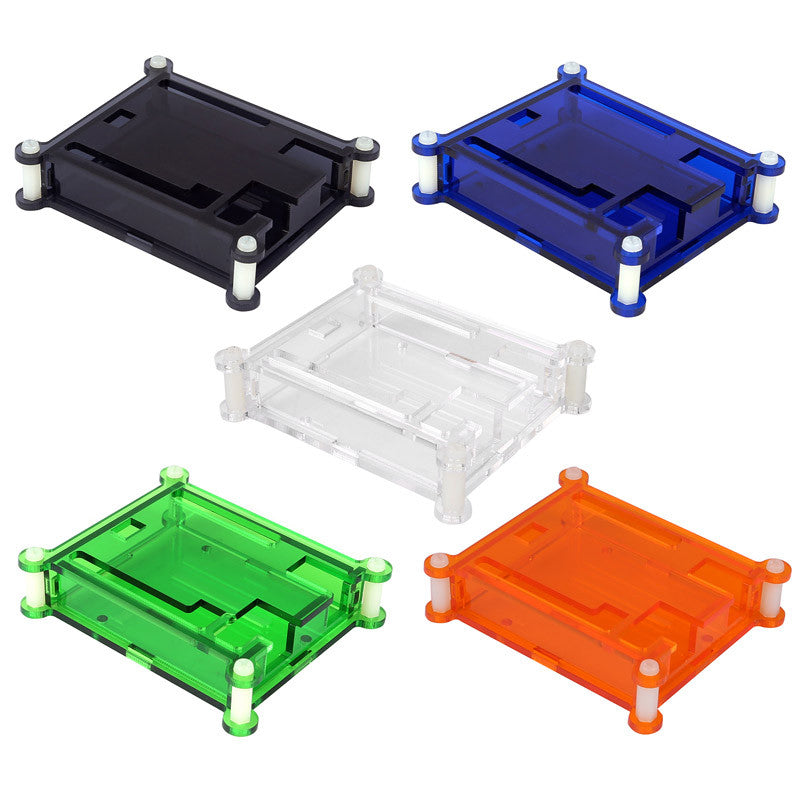 [Discontinued] Clear Acrylic Case for Arduino UNO R3