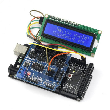 [Discontinued] SainSmart Mega2560 R3+ Sensor V5 + IIC LCD1602 Module Display For Arduino UNO MEGA R3