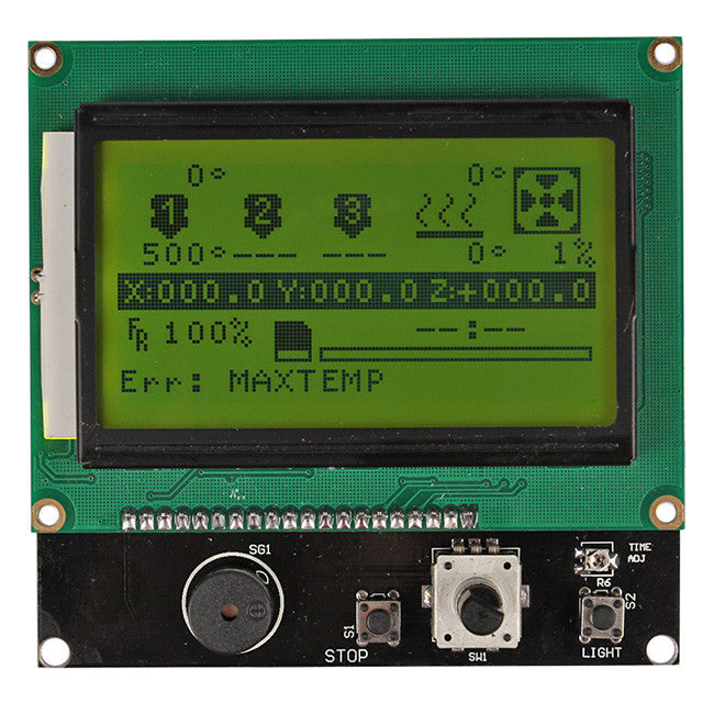 [Discontinued] Megatronics + A4988 LCD12864 Controller Heatbed Endstop Kit For Reprap 3D Print