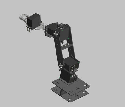 S5 5-Axis Desktop Robotic Arm with Servos