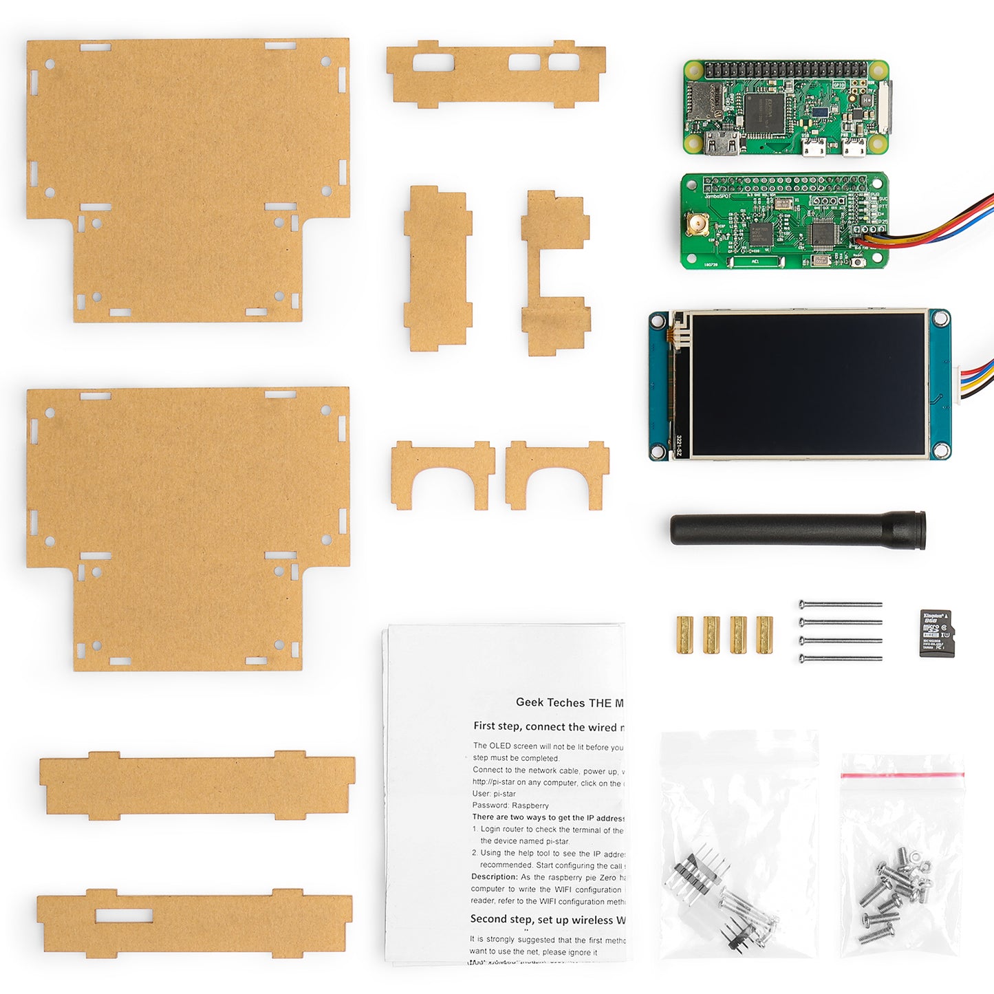 [Discontinued] SainSmart MMDVM Hotspot WiFi Digital Voice Modem Kit with Raspberry Pi Zero W and 3.2 inch LCD