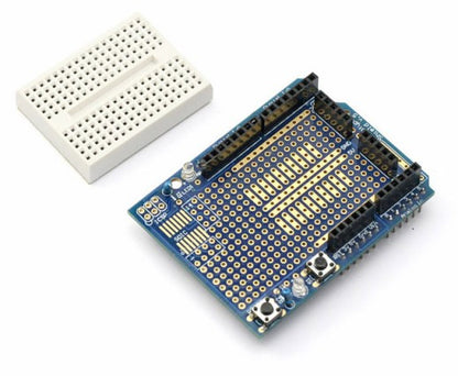 [Discontinued] SainSmart  UNO  R3 Improved Version+Prototype Shield(with Breadboard Jump Wires) + L293D Motor Drive Shield For Arduino